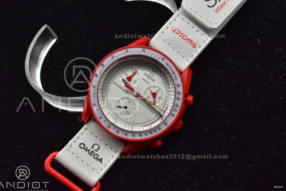 Strap Bioceramic Mars Quartz Omega Swatch Mission x Moonwatch to Nylon on 0508
